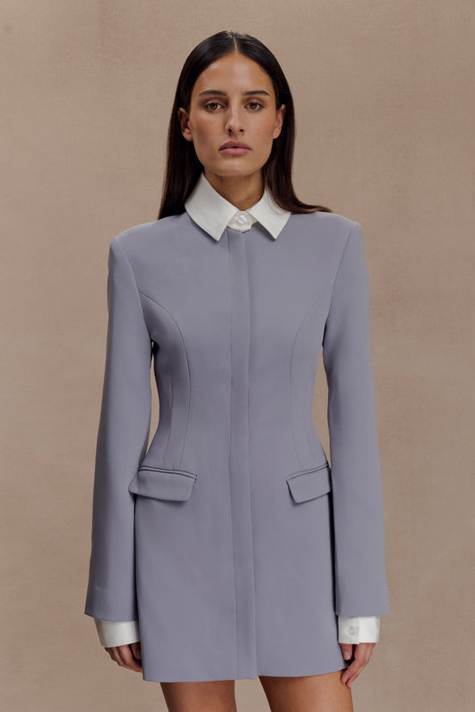 Mini-robe tailleur Gretchen - Gris
