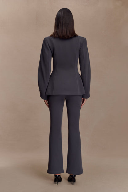 Blazer structuré Wesley - Gris anthracite ombré