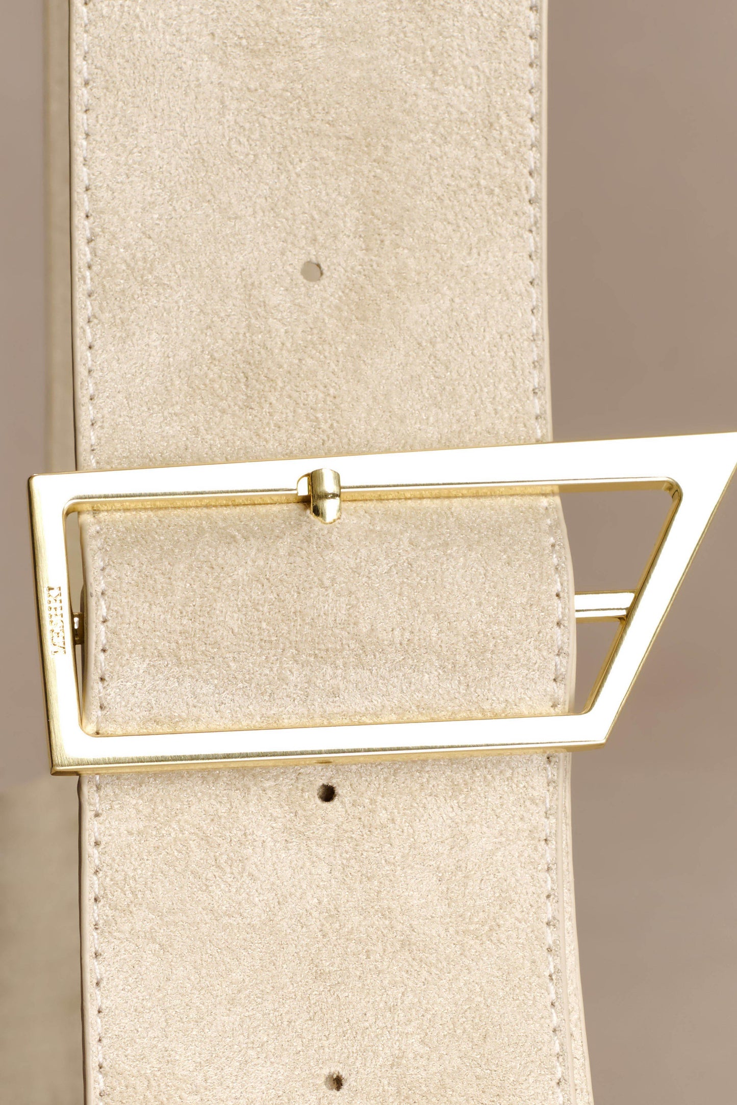 Sac à bandoulière Maria en simili daim - Pierre