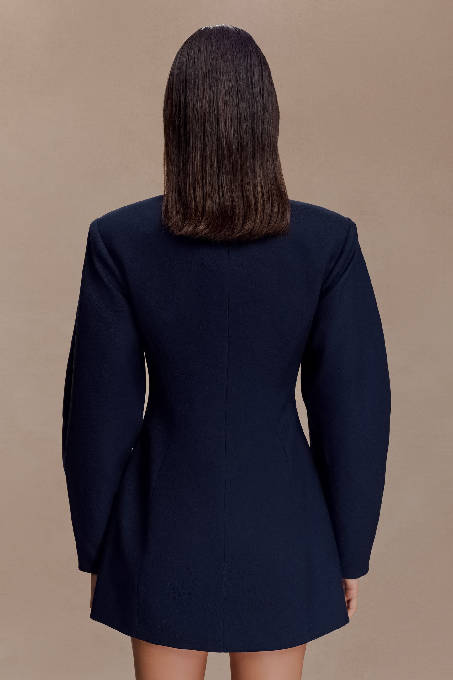 Mini-robe blazer Beatrice - Bleu marine