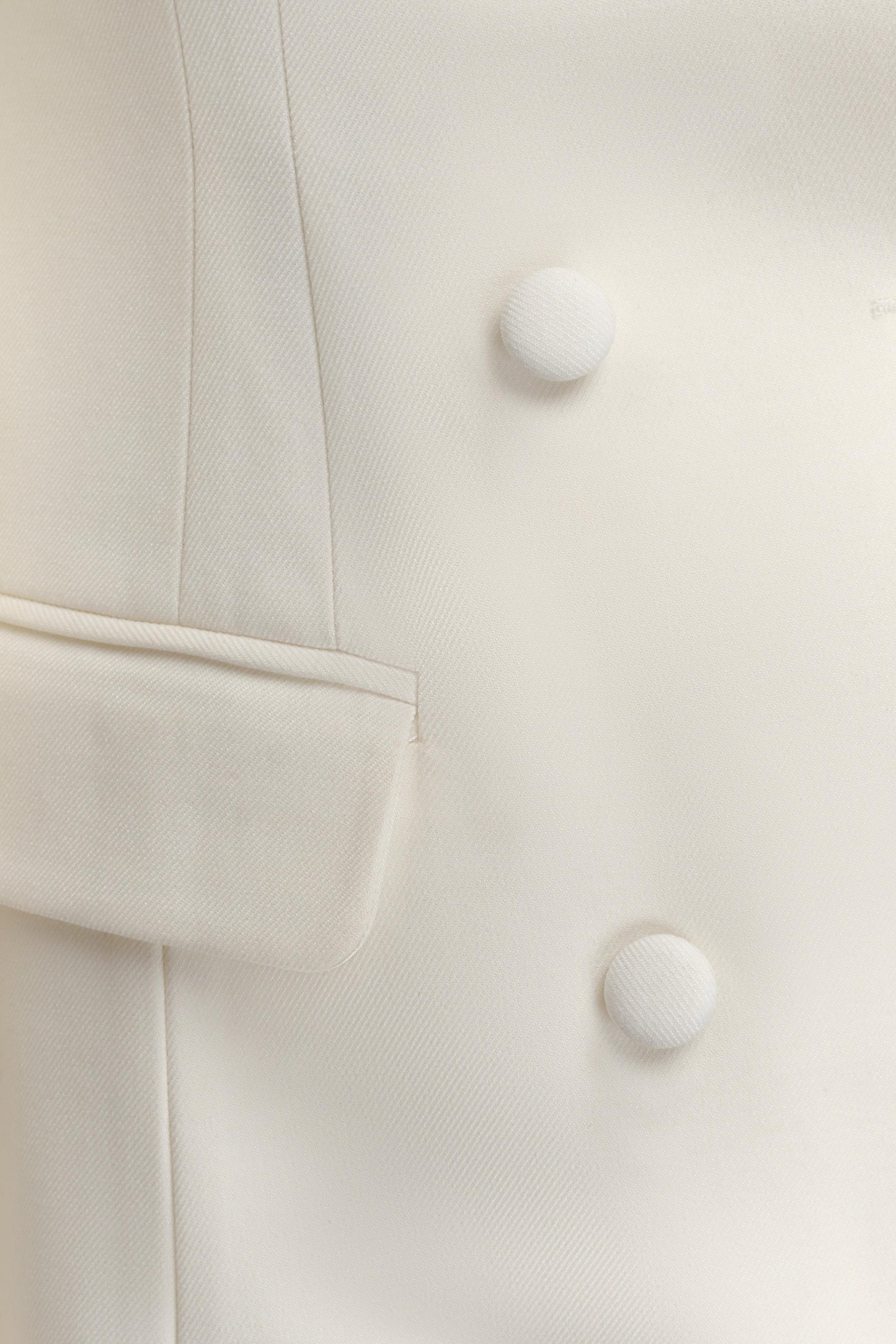 Mini-robe blazer Beatrice - Ivoire