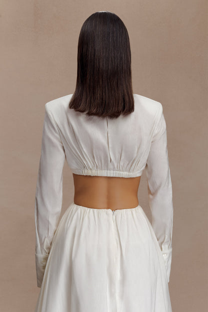 Greta, soutien-gorge à porter comme un haut - Blanc