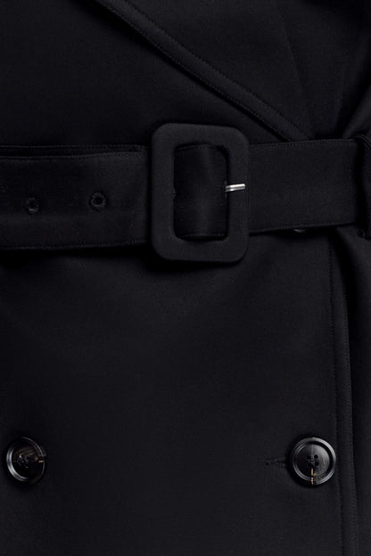 Manteau-trench court Alden - Noir