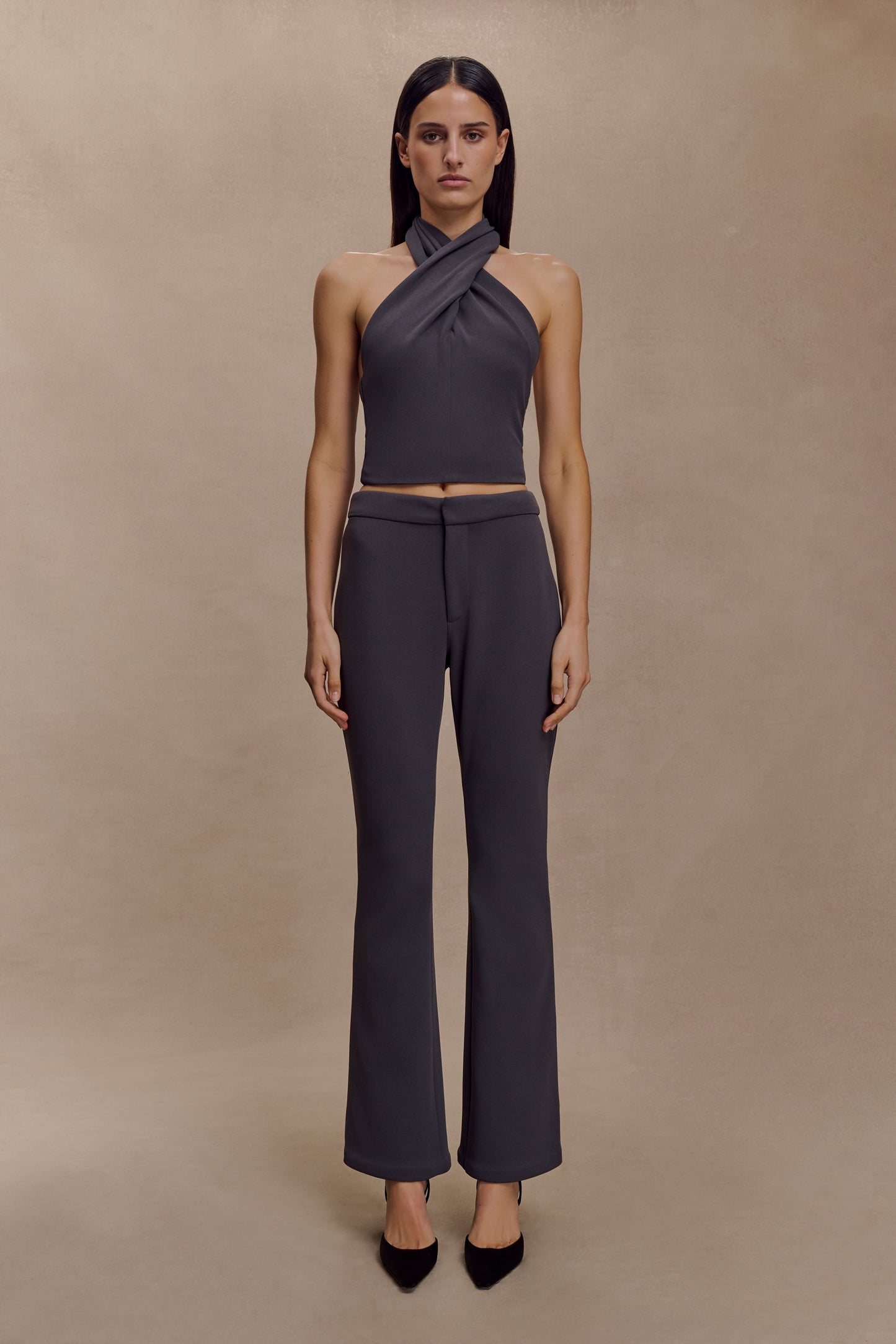 Marion - Haut croisé - Gris anthracite