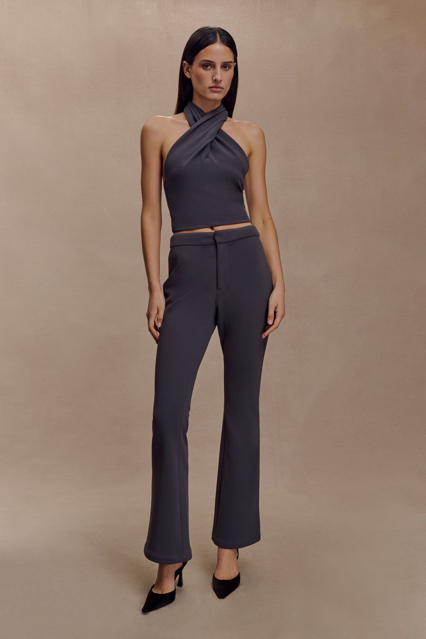 Marion - Haut croisé - Gris anthracite