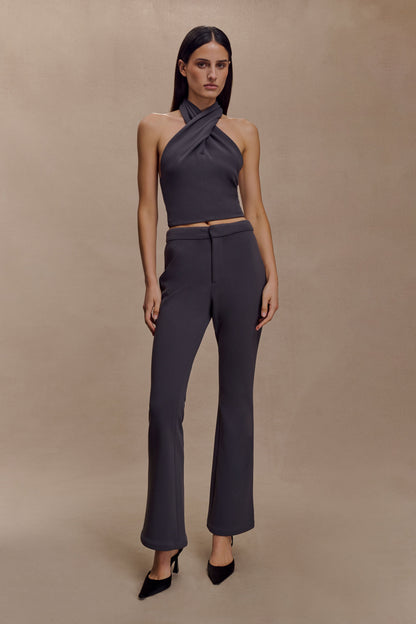 Marion - Haut croisé - Gris anthracite