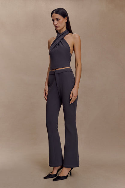 Marion - Haut croisé - Gris anthracite