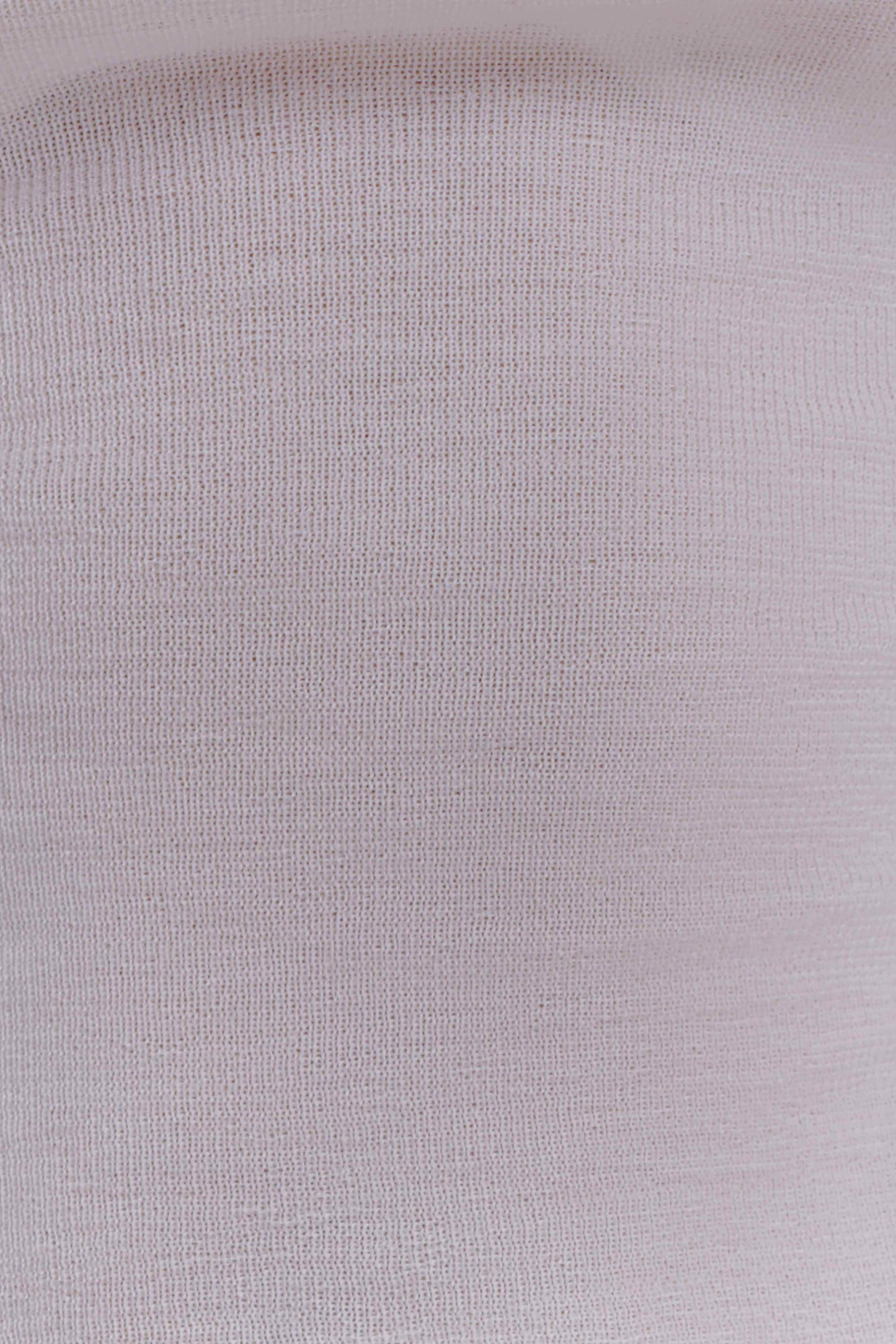 Paedyn Haut à manches longues en laine mérinos côtelée - Ivoire