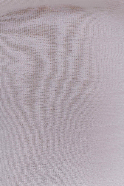 Paedyn Haut à manches longues en laine mérinos côtelée - Ivoire