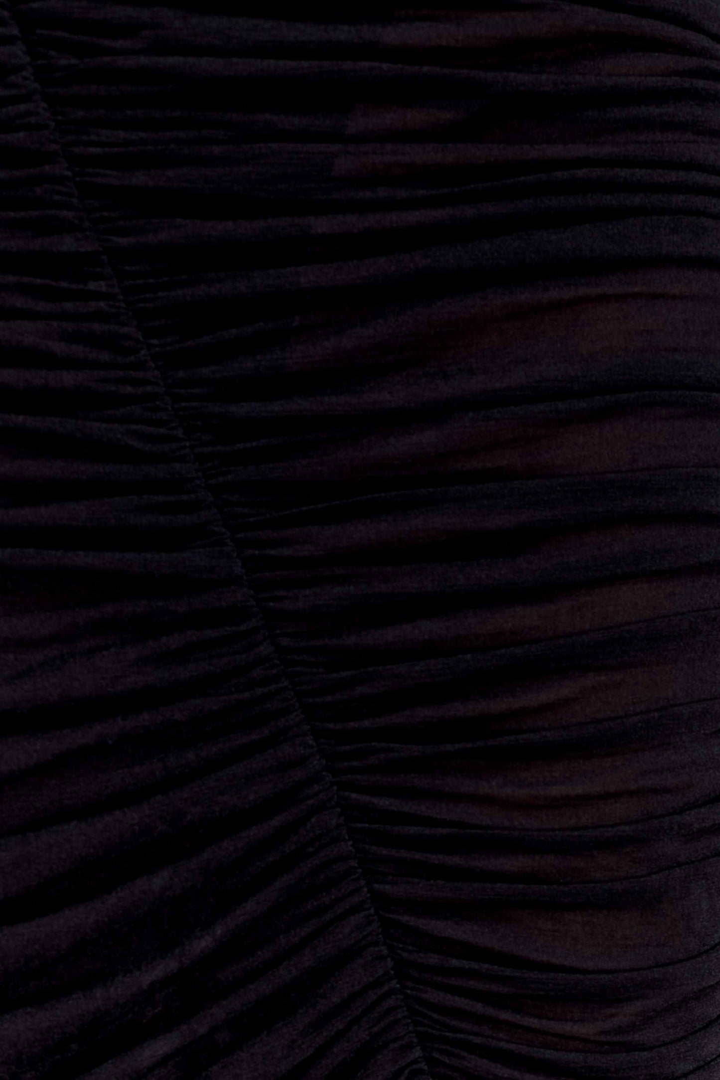 Jupe Maxi en Maille Plissée Matilda - Noire