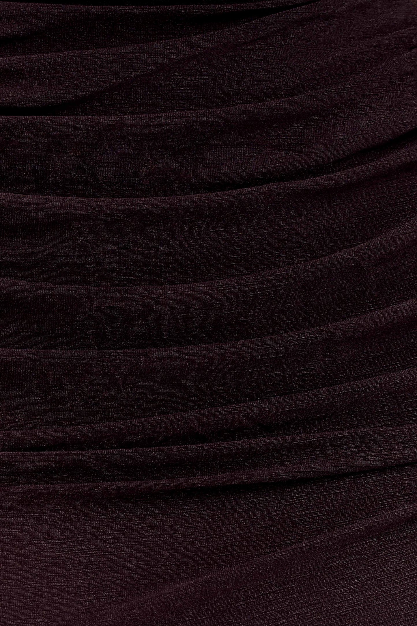 Body en maille plissée Matilda - Chocolat