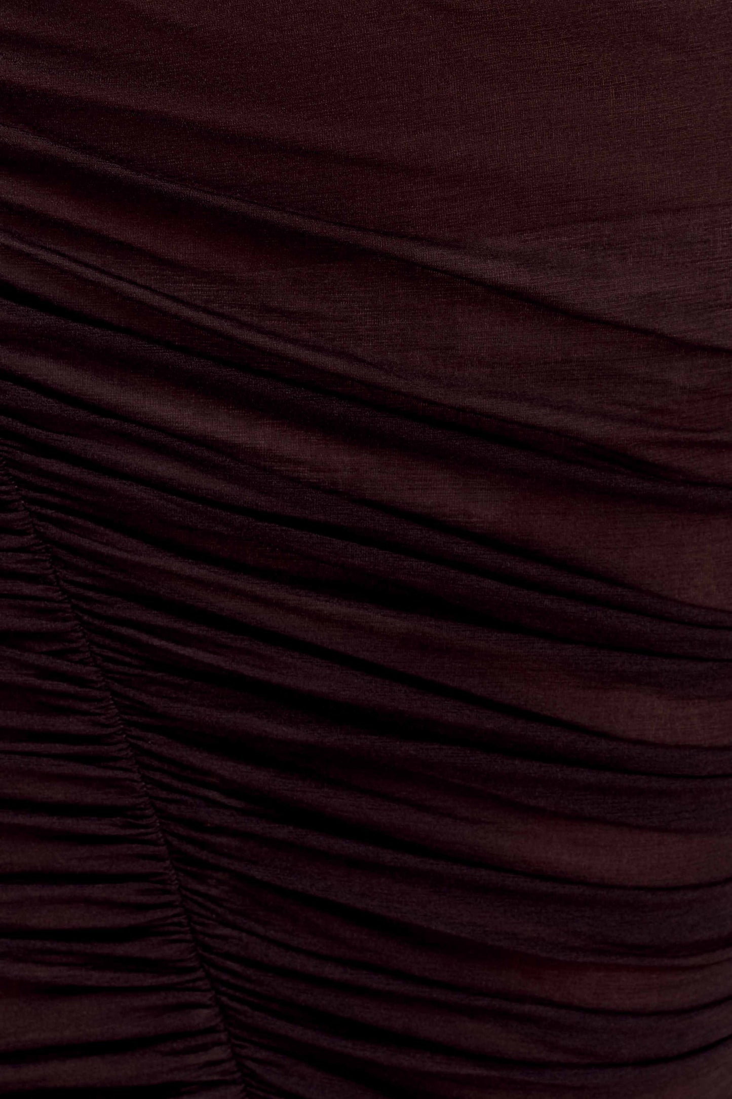Jupe Maxi en Maille Plissée Matilda - Chocolat