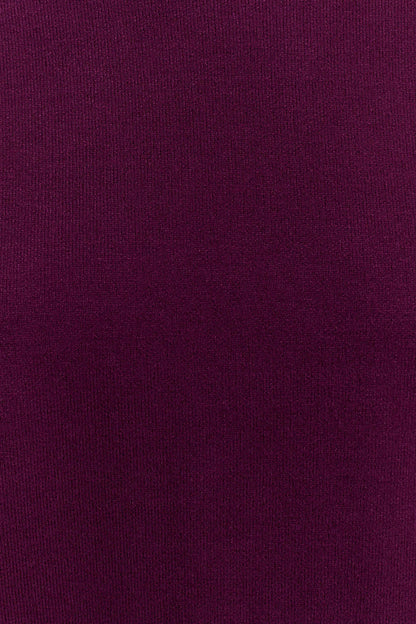 Pull en tricot confortable Braxton - Prune