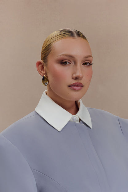 Boucles d'oreilles ovales en métal mixte Felicity - Or