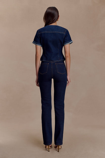 Jeans skinny en jean Janessa - Bleu indigo