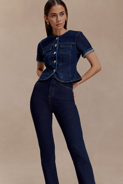 Jeans skinny en jean Janessa - Bleu indigo