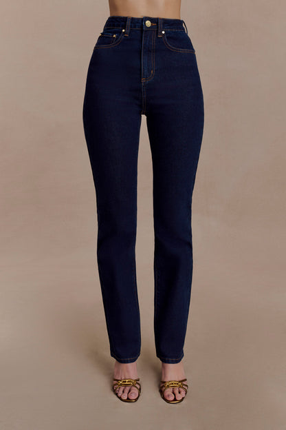 Jeans skinny en jean Janessa - Bleu indigo