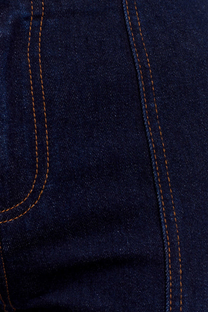 Jeans évasés à panneaux Clio - Bleu indigo