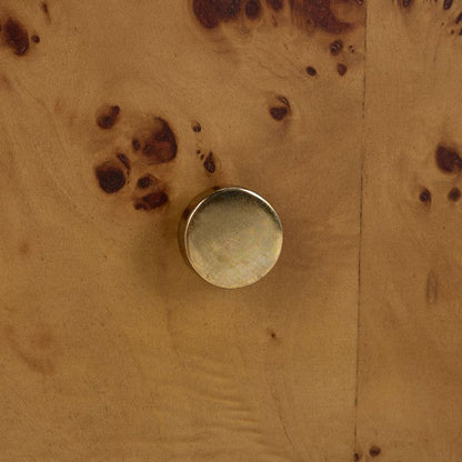 Table d'appoint en bois naturel Willshine avec tiroir