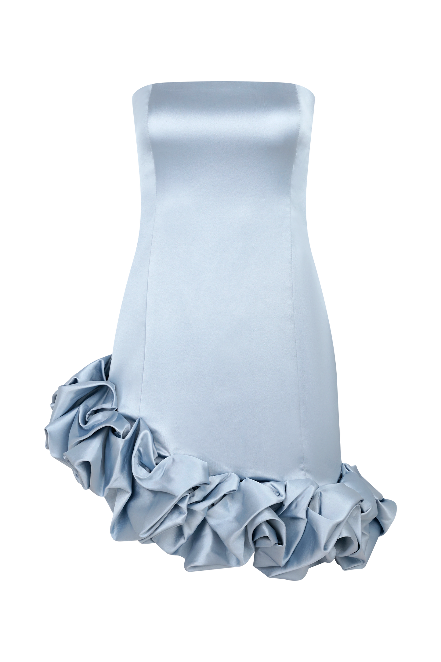 Robe mini Alba à bulles - Bleu bleuet