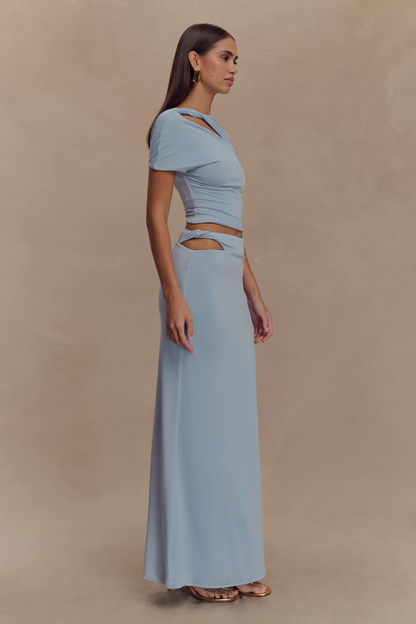 Haut de bain Slinky Twist de Haven - Bleu clair