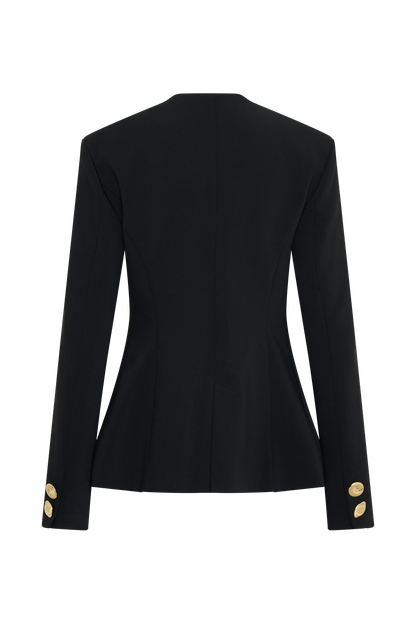 Blazer à boutons mixtes Asia - Noir
