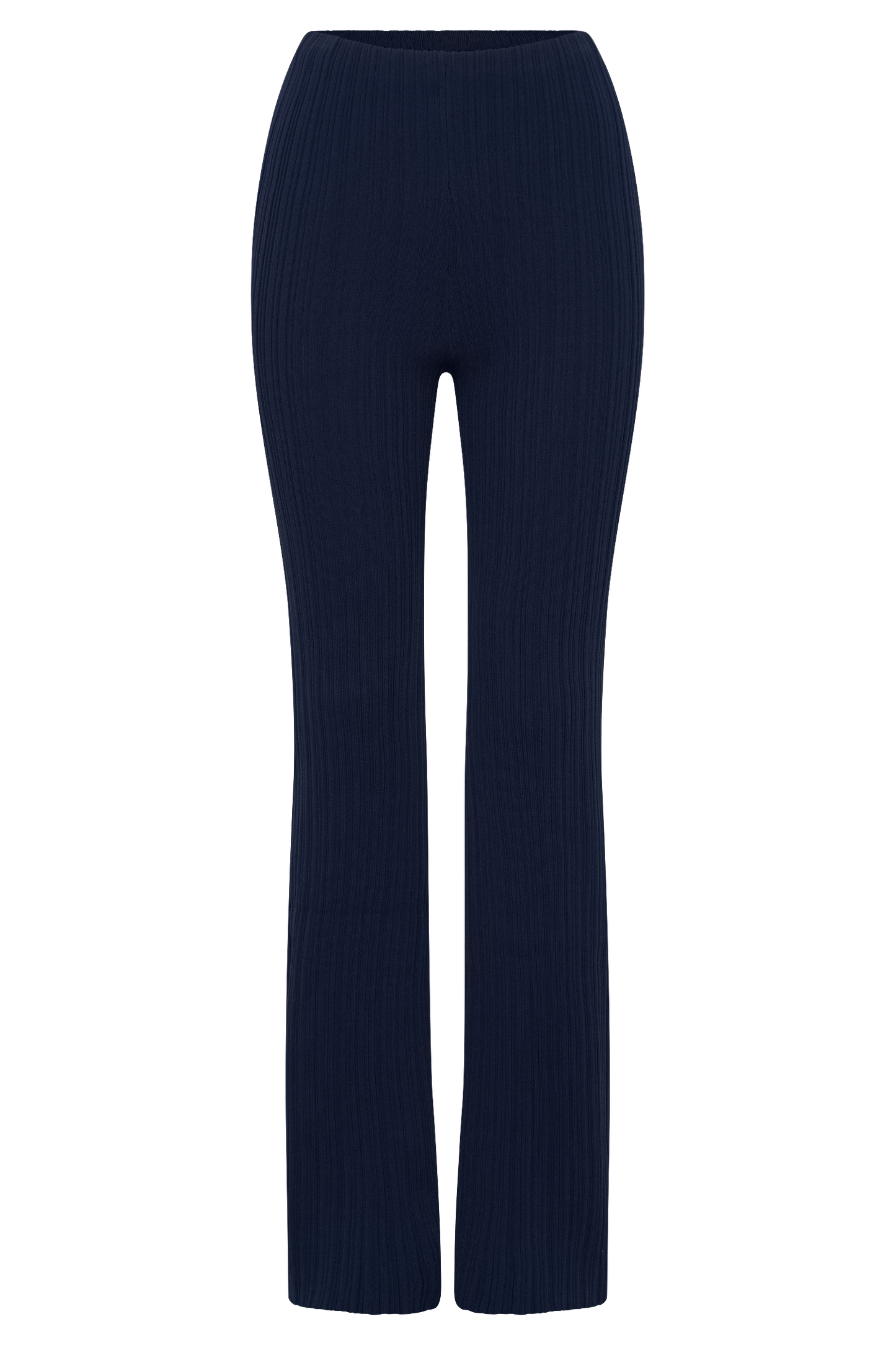 Pantalon côtelé à jambes droites Chiara - Bleu marine