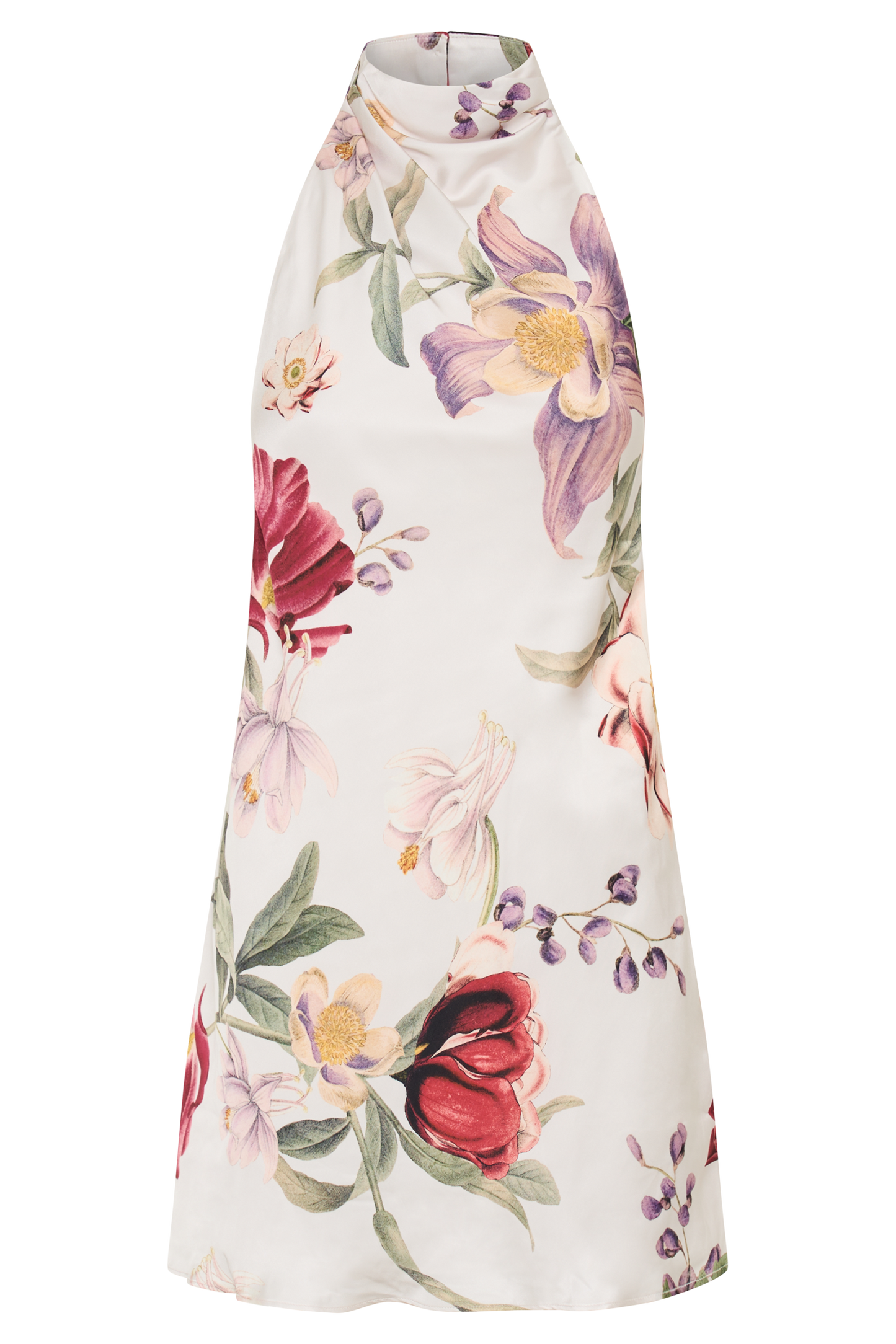 Mini-robe Lynelle à col montant - Imprimé Bella Rosa