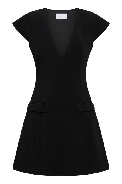 Robe-blazer sans manches Kiernan - Noir