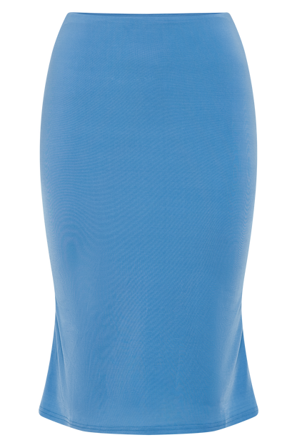 Jupe mi-longueur Mara Slinky - Bleu Iris
