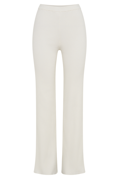 Pantalon en Tricot Calypso - Ivoire