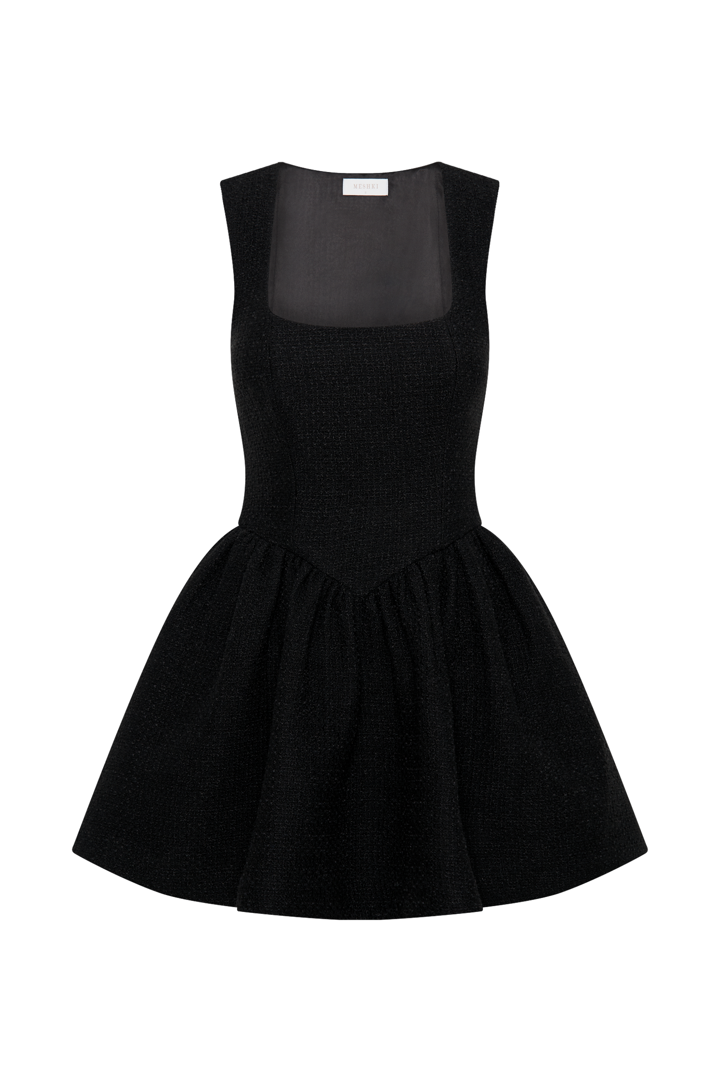 Mini-robe Jennifer en bouclette - Noir