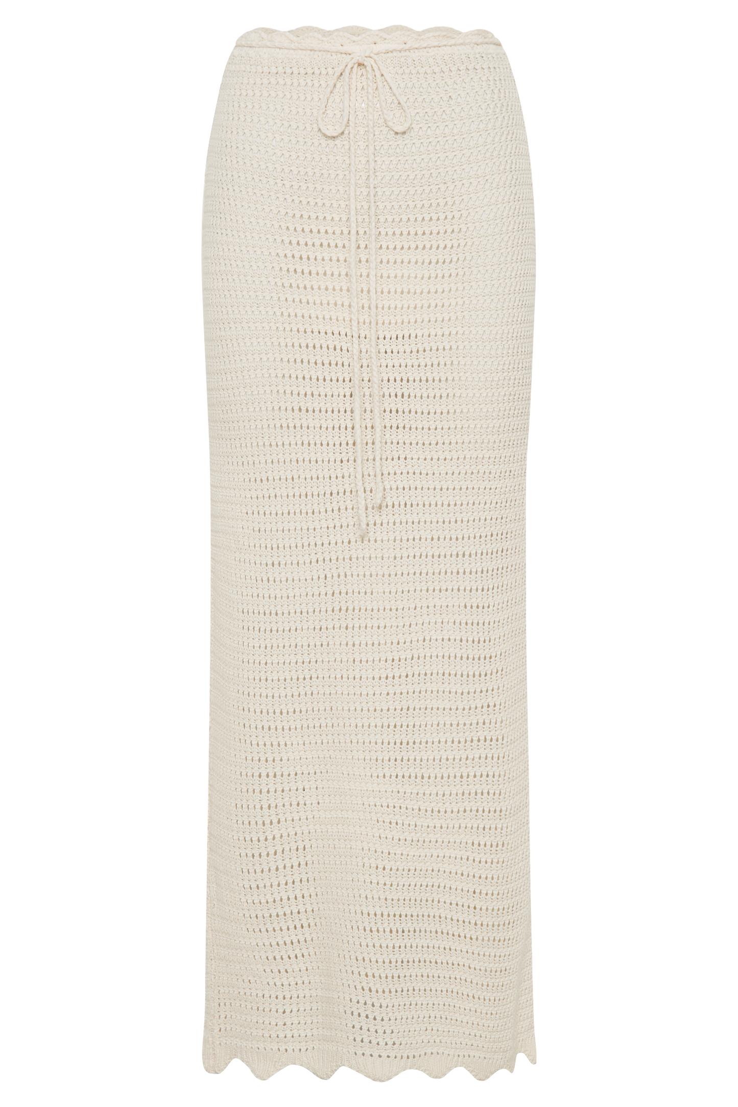 Jupe Maxi Tricot Kira - Crème Beurre