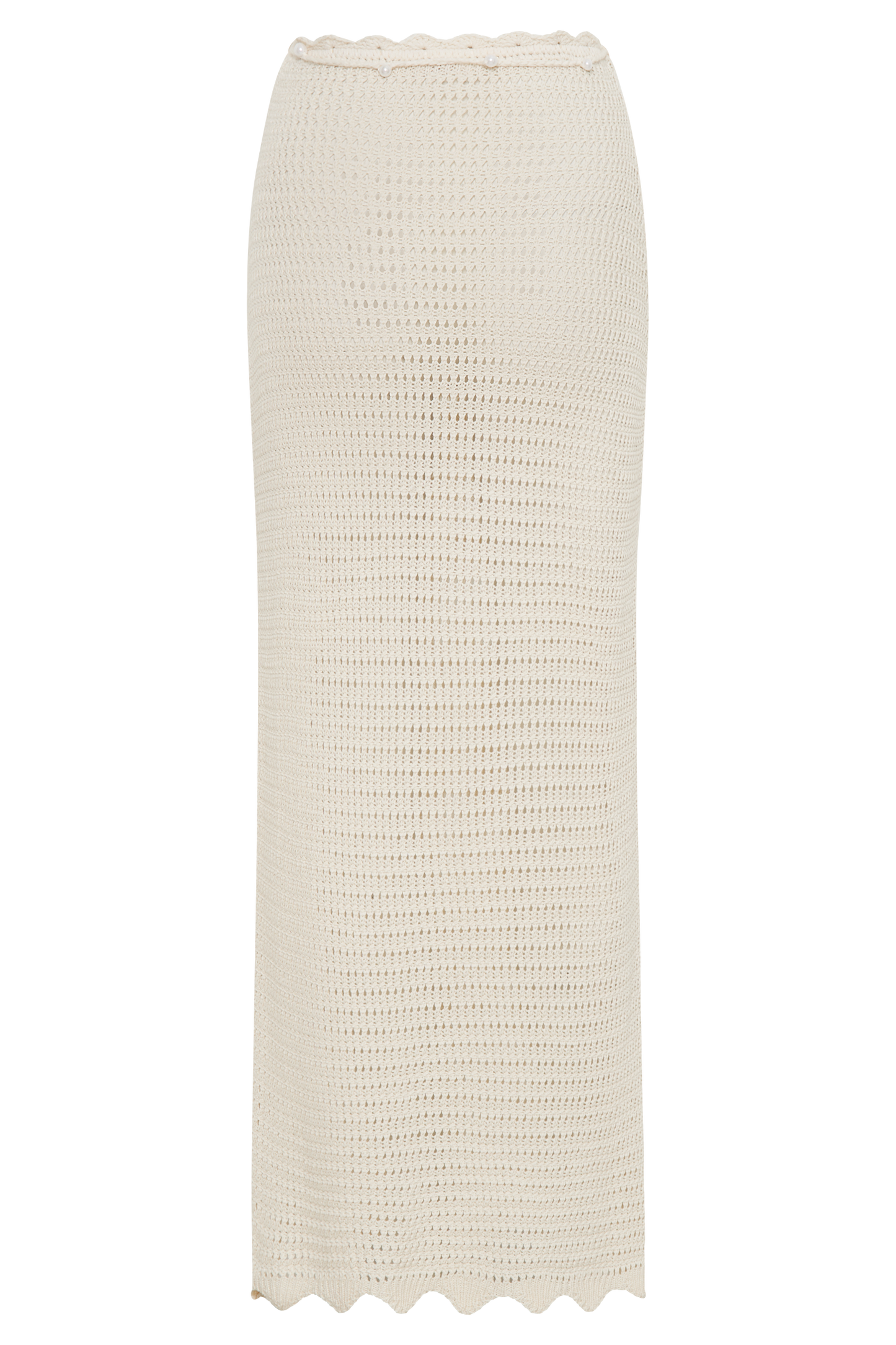 Jupe Maxi Tricot Kira - Crème Beurre