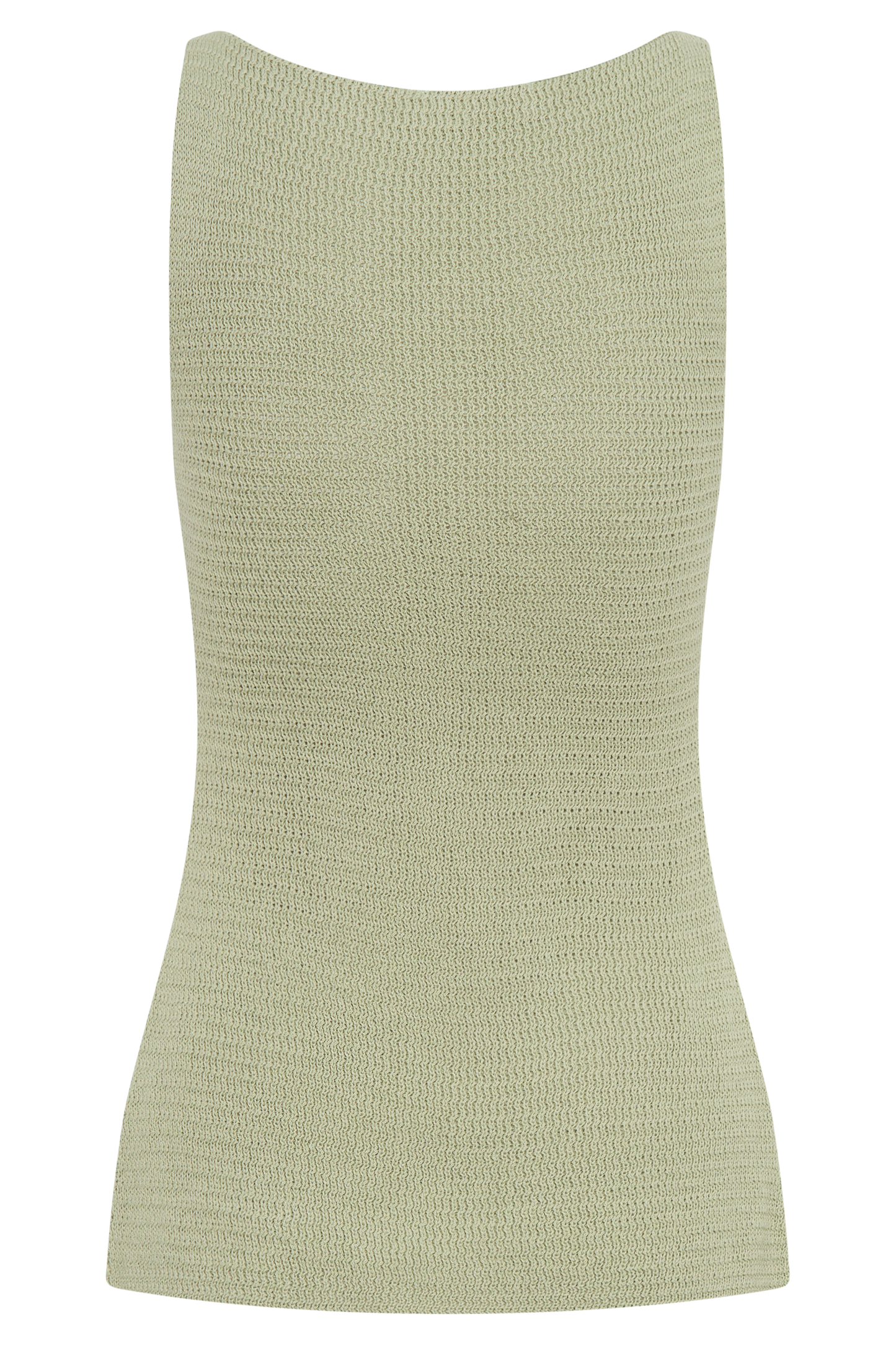 Débardeur en maille Ridley avec fente - Vert pastel