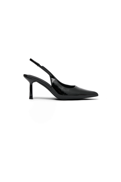 Dasha - Chaussures à talons compensés à bout pointu - Noir