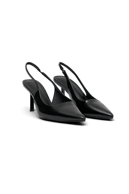 Dasha - Chaussures à talons compensés à bout pointu - Noir