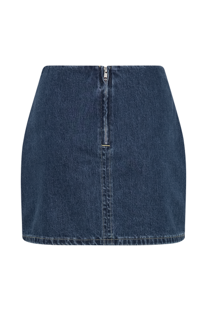 Mini-jupe en jean Ellie - Bleu foncé