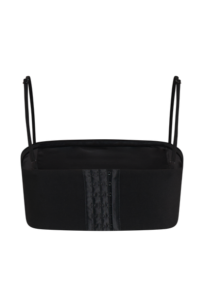 Crop Top de tailleur Perry - Noir