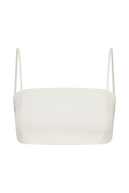 Crop Top de tailleur Perry - Ivoire