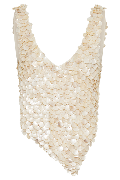 Halter Willow en nacre - Perle
