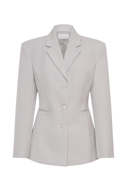 Blazer à taille ajustée Bellamy - Gris