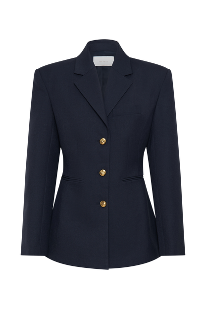 Blazer à taille ajustée Bellamy - Bleu marine foncé
