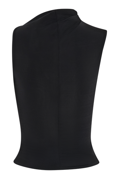 Haut moulant sans manches Hadleigh - Noir