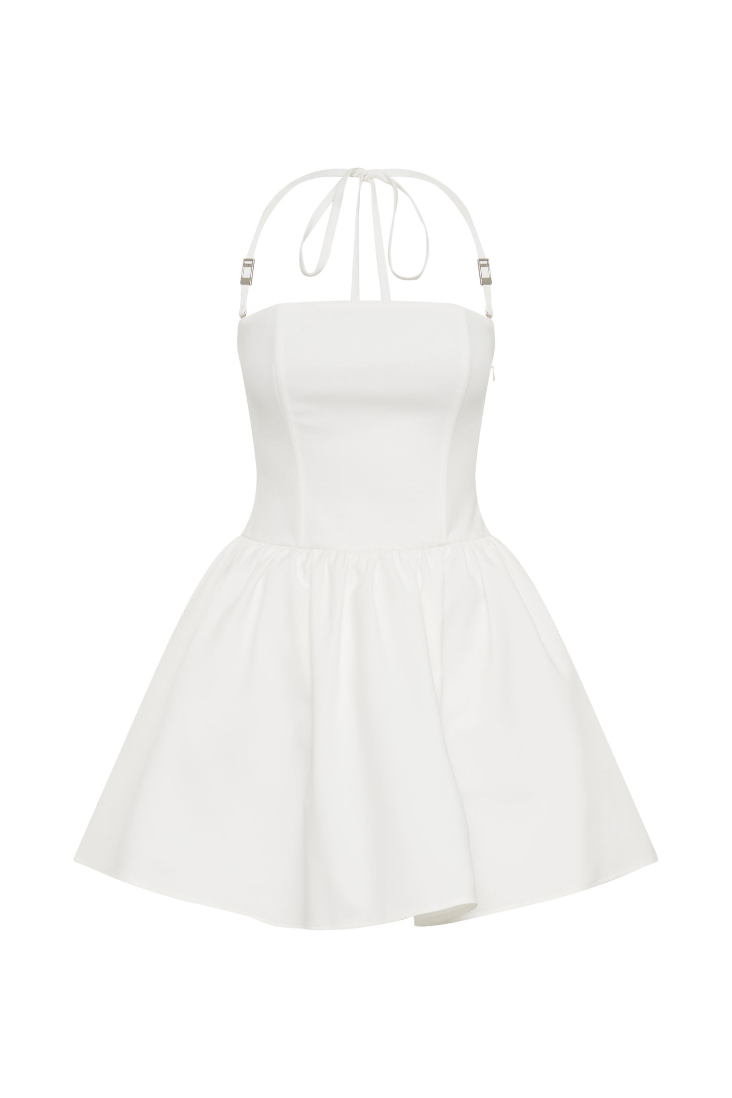 Mini-robe à bretelles Ruby - Blanc