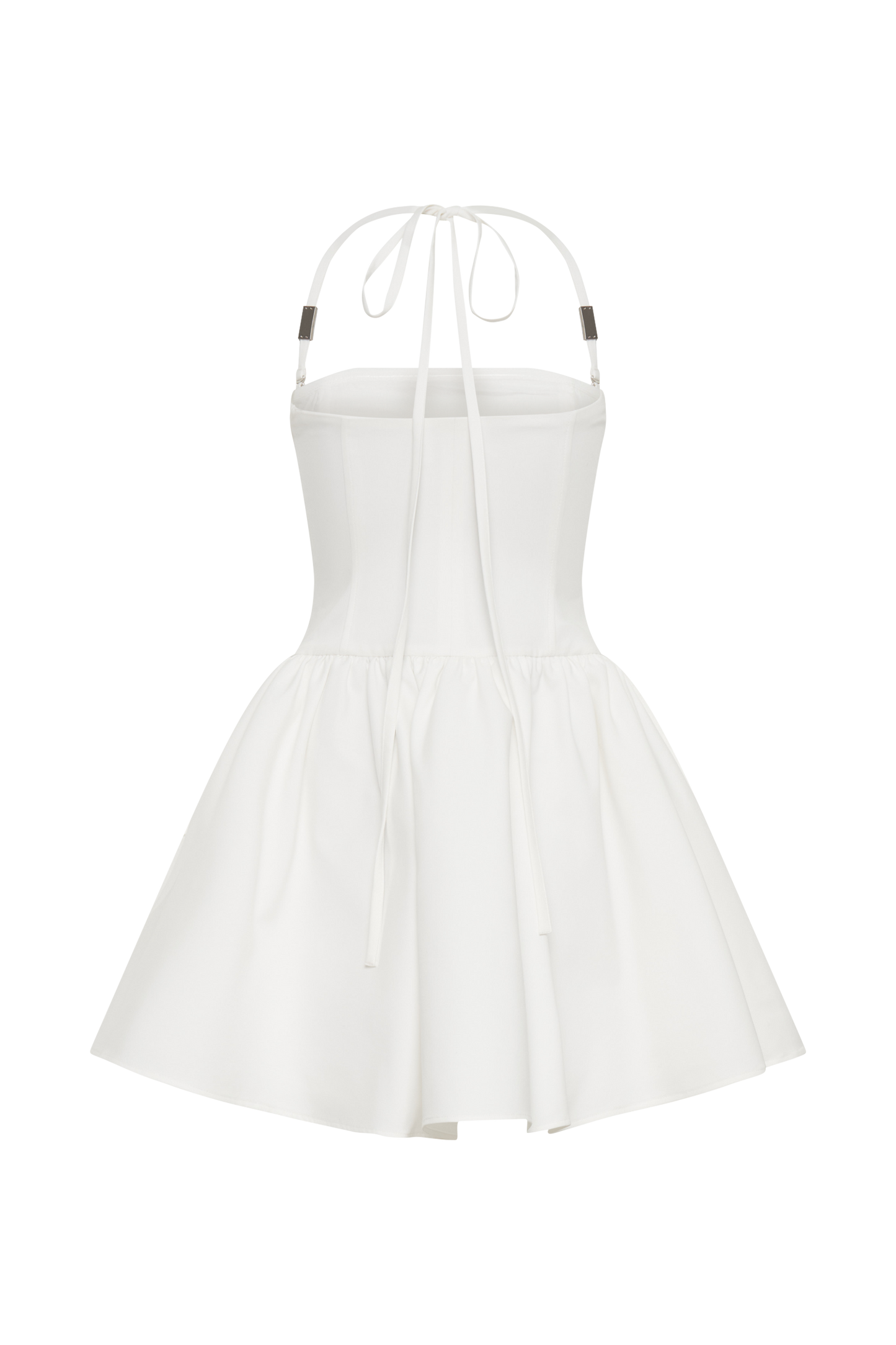 Mini-robe à bretelles Ruby - Blanc