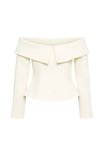 Veste dénudée Celene - Ivoire