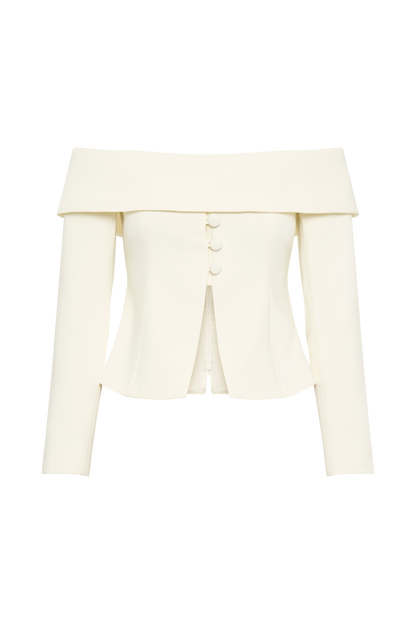 Veste dénudée Celene - Ivoire