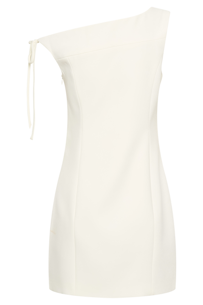 Robe Baker à épaules dénudées - Ivoire