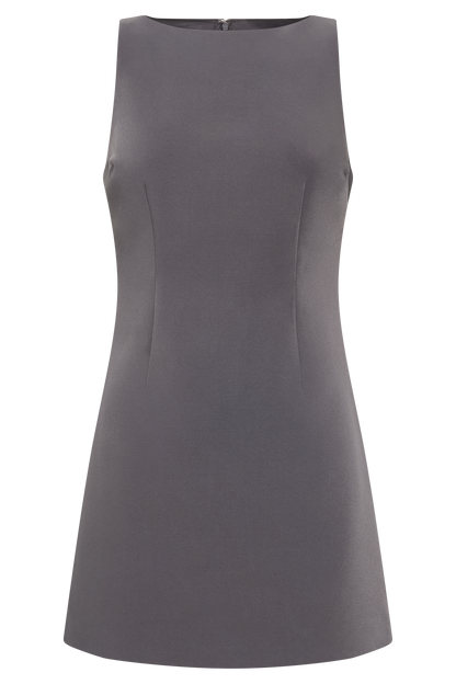 Mini-robe tailleur Angela - Gris anthracite